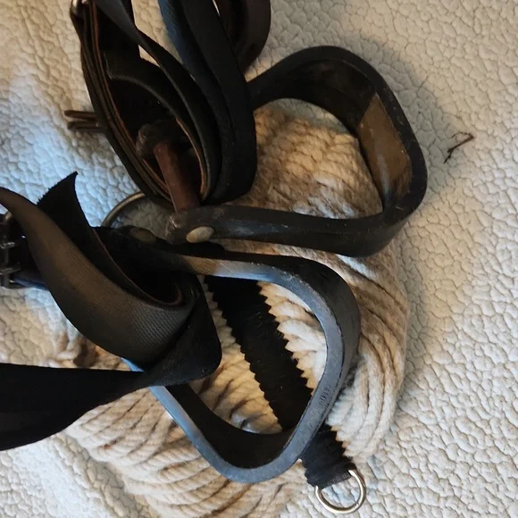 Vintage Y2K Abetta Western Faux Suede Leather Lightweight Saddle Size 15 Rodeo - Picture 6 of 10